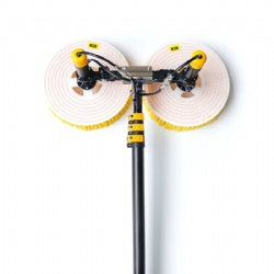 Solar Panel Cleaning Power Brush, Double Head